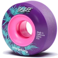 Orangatang Skiff Slasher Longboard Wheels - Purple - 62mm