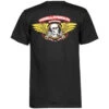 Powell Peralta Powell-Peralta Winged Ripper T-Shirt - Black -DADDIES Skate Gear powell peralta winged ripper t shirt black 2 2