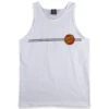 Santa Cruz Classic Dot Tank Top - White 2 Santa Cruz Classic Dot Tank Top - White -DADDIES Skate Gear santa cruz classic dot tank top white 1