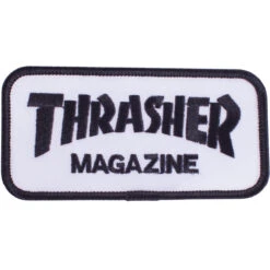 Thrasher Logo Patch - White