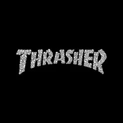 Thrasher Skulls Sweat Pants - Black -DADDIES Skate Gear thrasher skulls sweat pants black 3