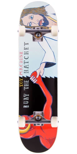 Toy Machine Bury The Hatchet Skateboard Complete - 8.0"
