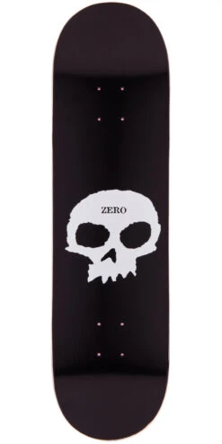 Zero Single Skull Skateboard Deck - 8.00"